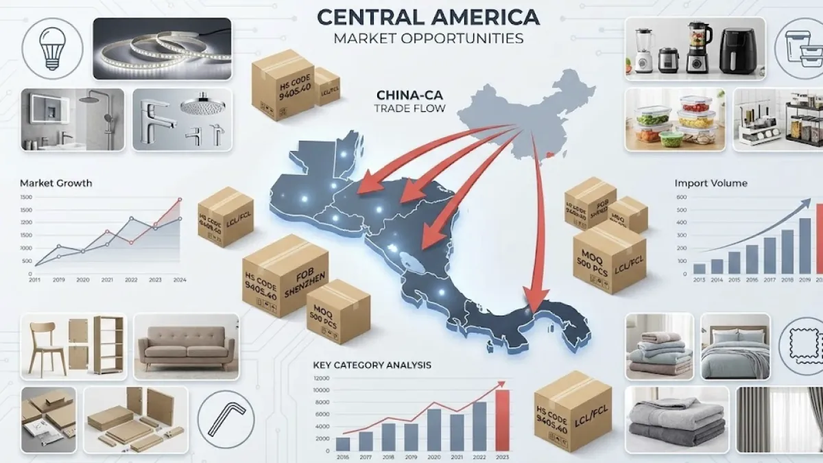 Los mejores productos para importar a Centroamérica en 2025