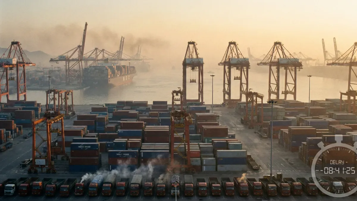 Cómo ocurren realmente los retrasos en la cadena de suministro en China