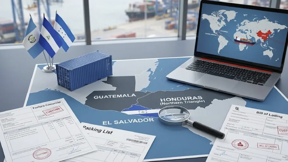 Importar a Guatemala, El Salvador y Honduras