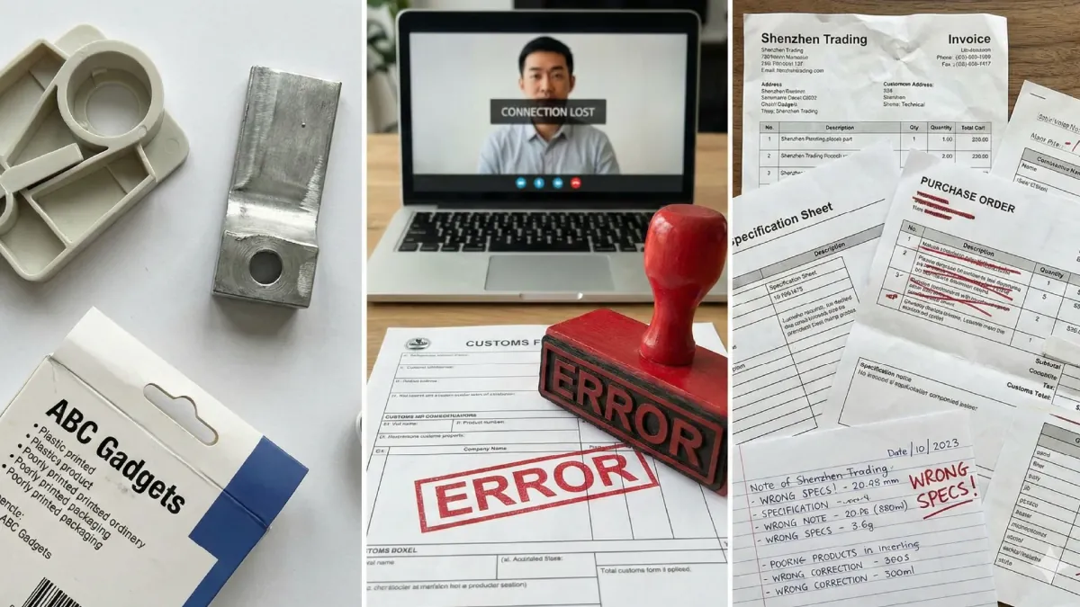 Los 10 errores más comunes al importar desde Asia